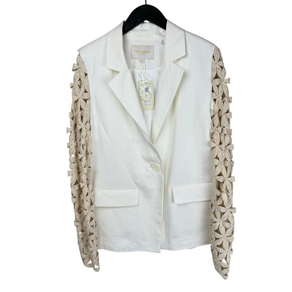 RAMY BROOK Kelsey Crochet-Sleeve Jacket Blazer - Picture 10 of 13